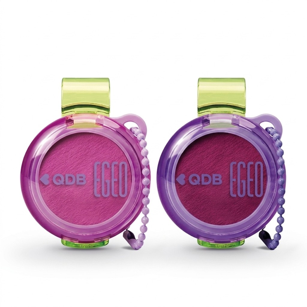 Combo QDB Egeo Ubessesion: Batom 3 em 1 Berry Framboesa Lip & Cheek 2,5g + Batom 3 em 1 Lilac Lavanda Lip & Cheek 2,5g