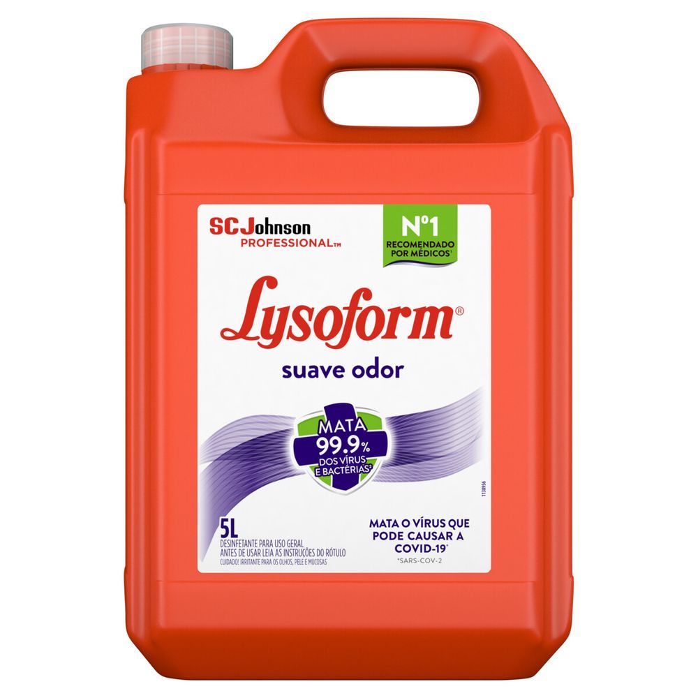 Desinfetante Líquido Lysoform Suave Odor 5L
