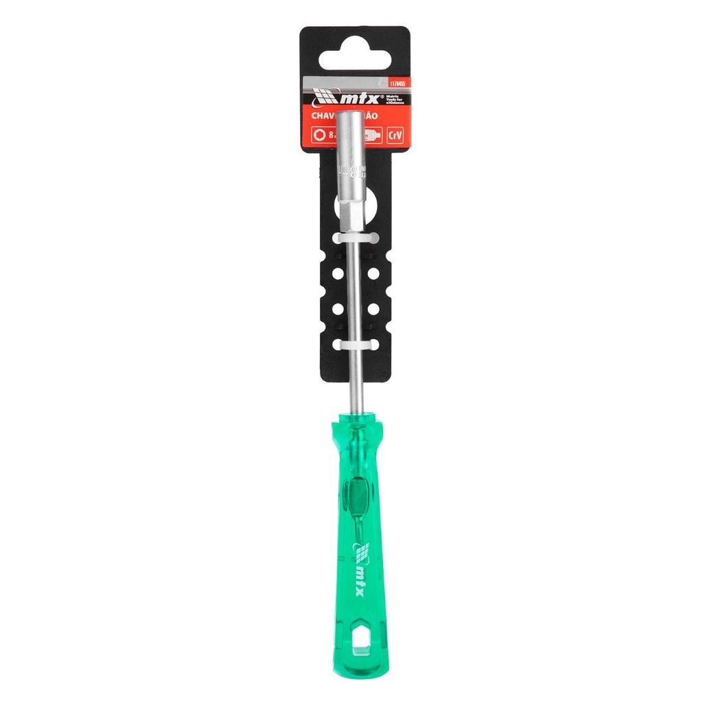 Chave Canhão 8 mm Haste 125 mm Mtx CrV