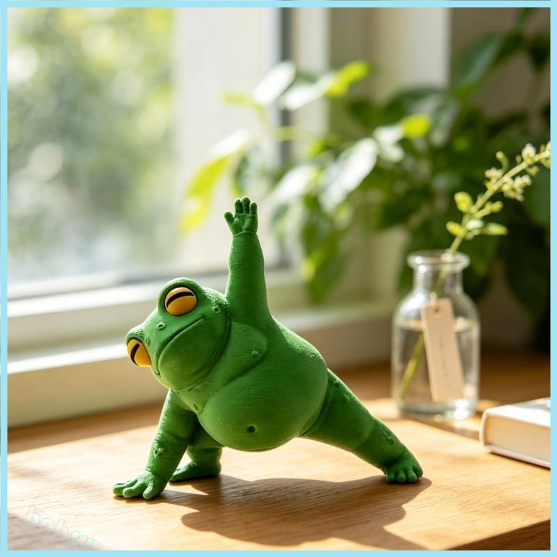 Personagem Err Frogs Para Prateleira Mesa E Exibição Figura Destaque Casa Interna Apelo Calma Uso Diár