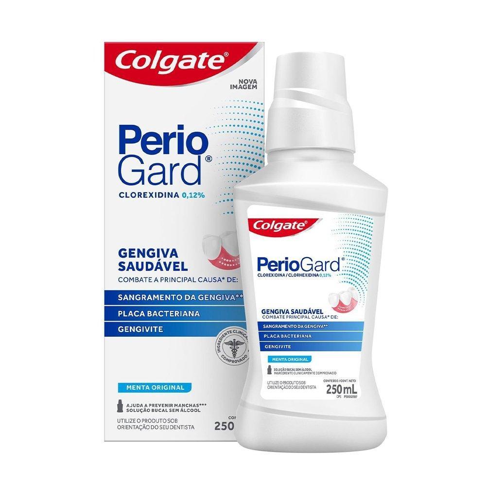 Enxaguante Bucal Colgate PerioGard Menta Original Sem Álcool 250ml