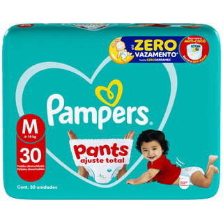 Fralda Descartável Pampers Pants Mega M 30 Unidades