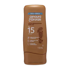 Protetor Solar Cenoura & Bronze Efeito Dourado FPS15 110ml - VENCIMENTO NOVEMBRO 2026