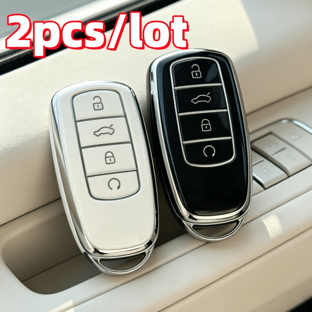 2 Peças Capas De Chave De Carro Para Chery Omoda 5 C5 Tigo 7 8 Pro Max Plus Arrizo 5 TPU Chaveiro Chaves Acessórios Supo