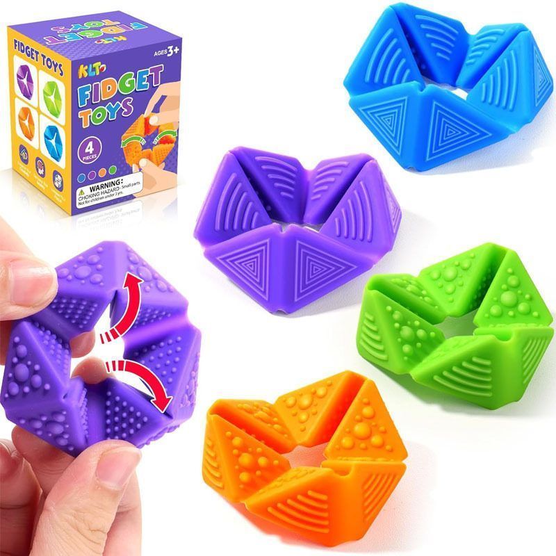 Figeoys Crianças Dobráveis Brinquedos Sensoriais Fingertip Descompressão Brinquedos Dobráveis Brinquedos Sensoriais