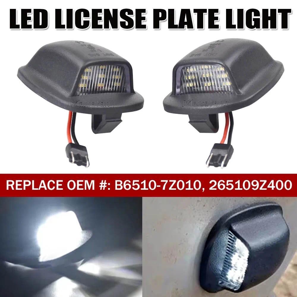 Carro LED Luz Da Placa De Matrícula Para Nissan Frontier Navara NP300 D22 Xterra Roniz WD22 1999-2004 Branco Vermelho Lâ