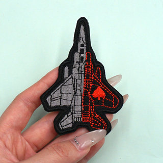 F-22 Fighter Tático Bordado Pano Patch Costura Patch ou Velcro Roupas Mochila Decoração Patch