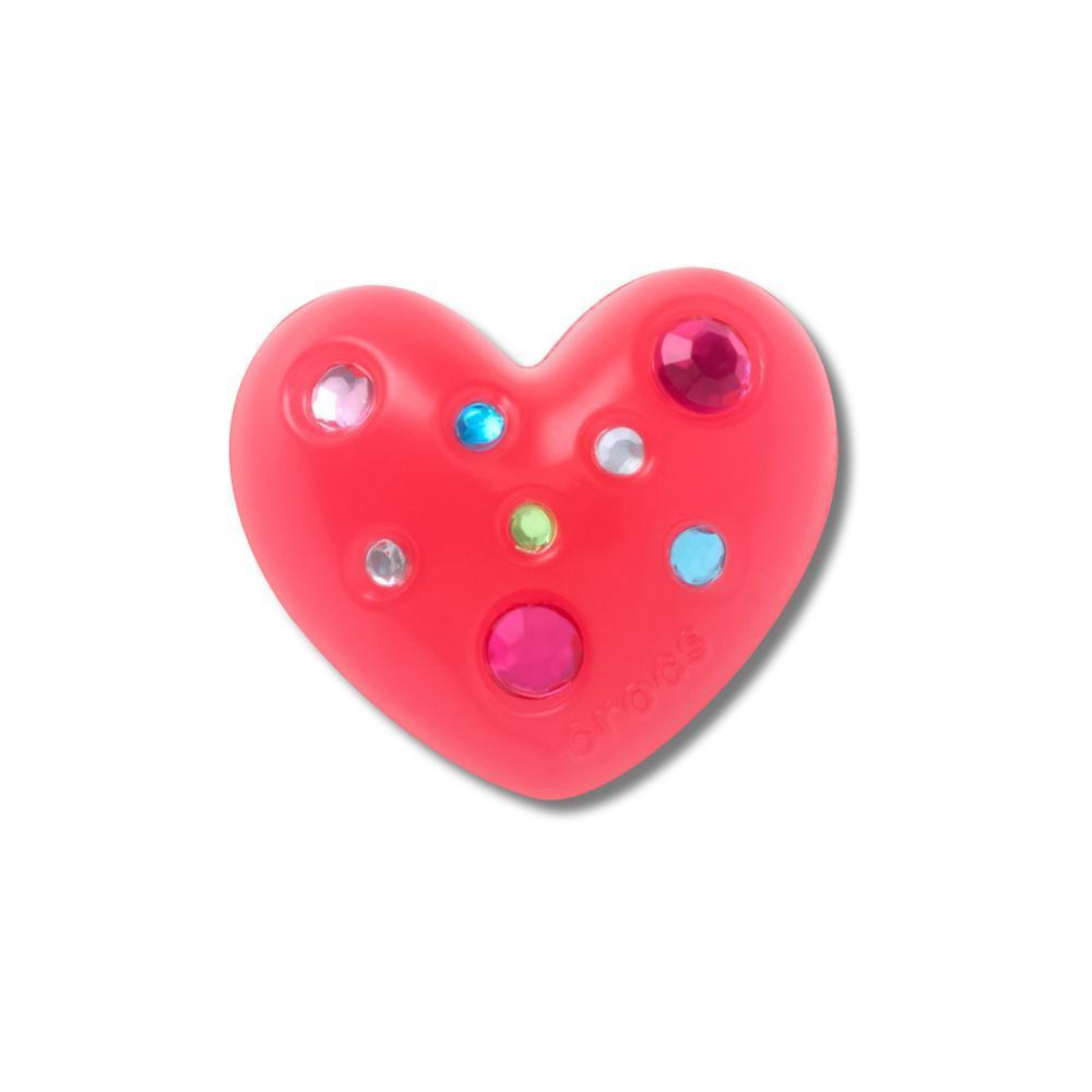 Jibbitz™ Coração Delicado Com Gemas Único