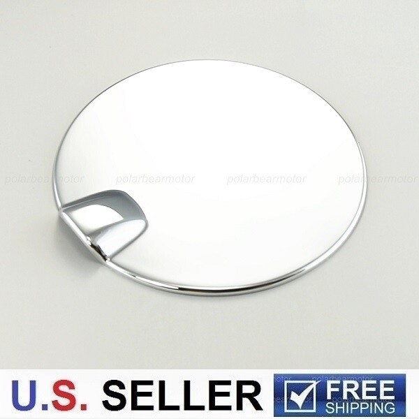 Para 14-18 Chevy Silverado GMC Sierra 1500 Chrome Combustível Gás Porta Tampa Guarnição Moldura