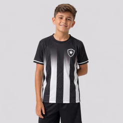 Camisa Botafogo Momento Infantil Preta