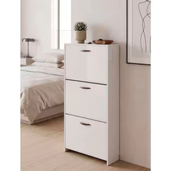 Sapateira 3 Gavetas Basculante MDP 109,8x54x16,5cm Bartira