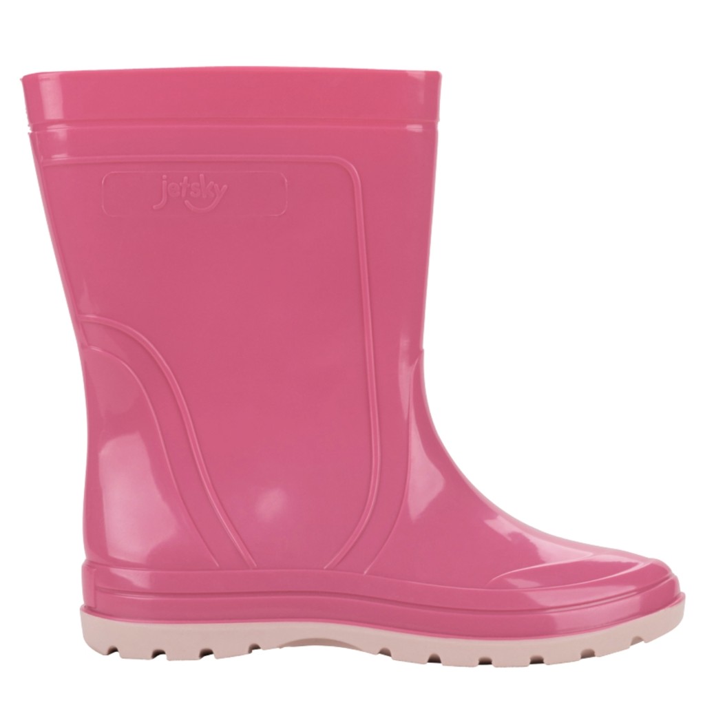 BOTA GALOCHA GRENDENE JETSKY INFANTIL ROSA COM MEIA FAVO — imagem 2 de 2