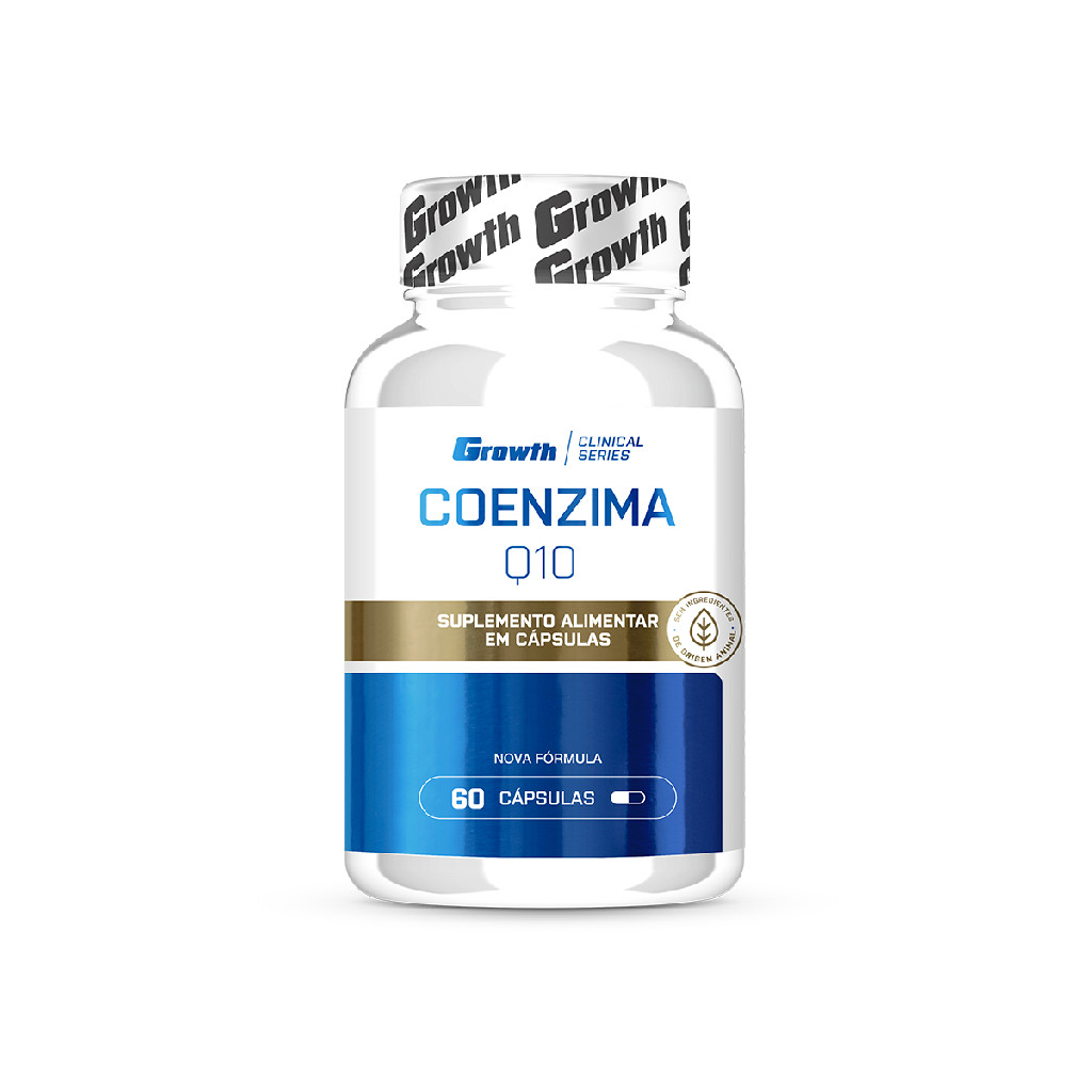 Coenzima Q10 (100mg 60 Caps) - Growth Supplements Sem Sabor