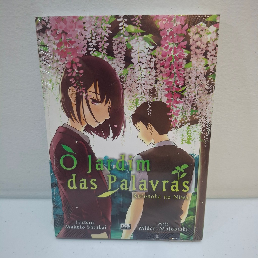 Mangá O Jardim das Palavras em volume único