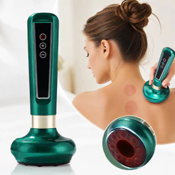 Massageador a Vácuo Ventosa Elétrica Recarregável Vacuoterapia 12 Níveis Uso Corporal