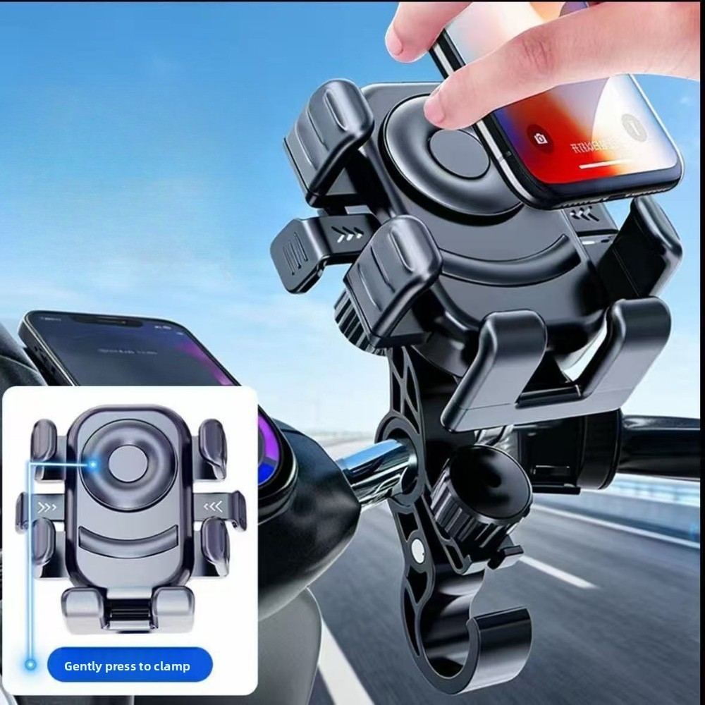 Suporte Para Telefone Motocicleta De 1 Unidade , Antivibração À Prova De Choque E Universal De Navegação GPS Scooter De 