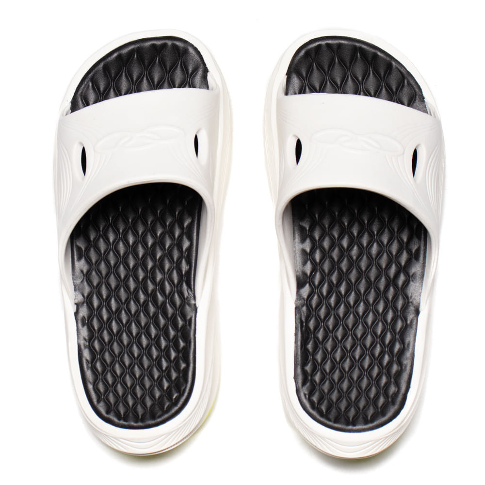 Chinelo Unissex Olympikus Slide Pós Corre Off White