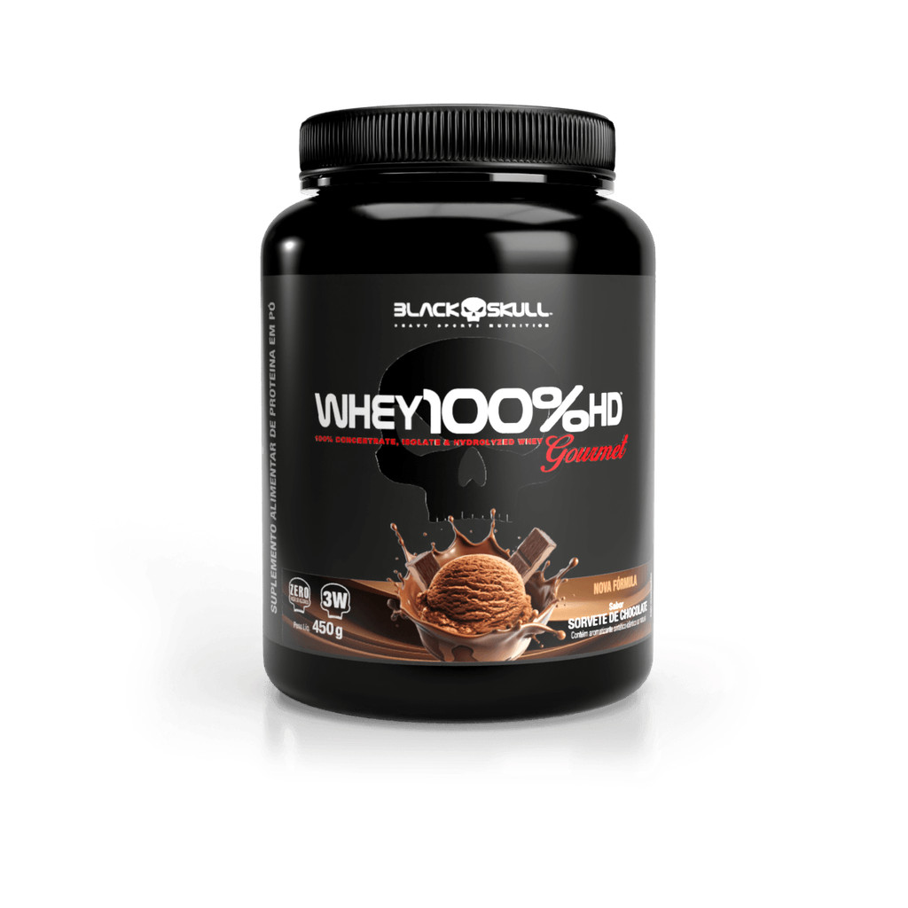 Whey 100% HD Gourmet - 450g - Black Skull
