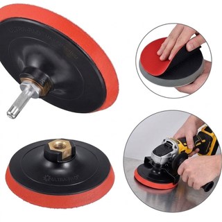 Prato Suporte Boina De Polimento 5 Polegadas 125mm Com Adaptadores