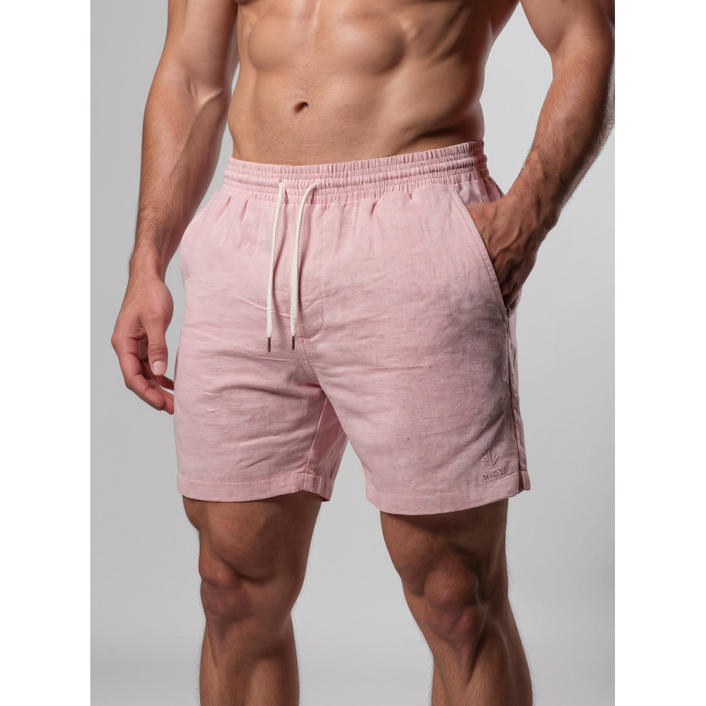 Kit 2 Bermudas Masculinas Linho Elastano Praiana Confortável Verão — Coisas da Jô