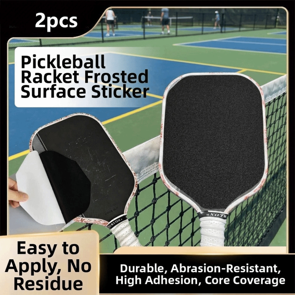 FALLFORBEAUTYEJ 2 Unidades De Fita De Superfície De Grão De Remo , Adesivo Pá De Pickleball Resistente À Abrasão Antider