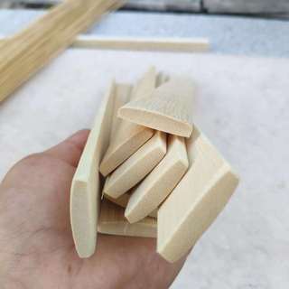 Tiras de bambu polidas, tiras curtas de bambu, materiais de bambu, tiras de bambu à prova de insetos, tiras de bambu art