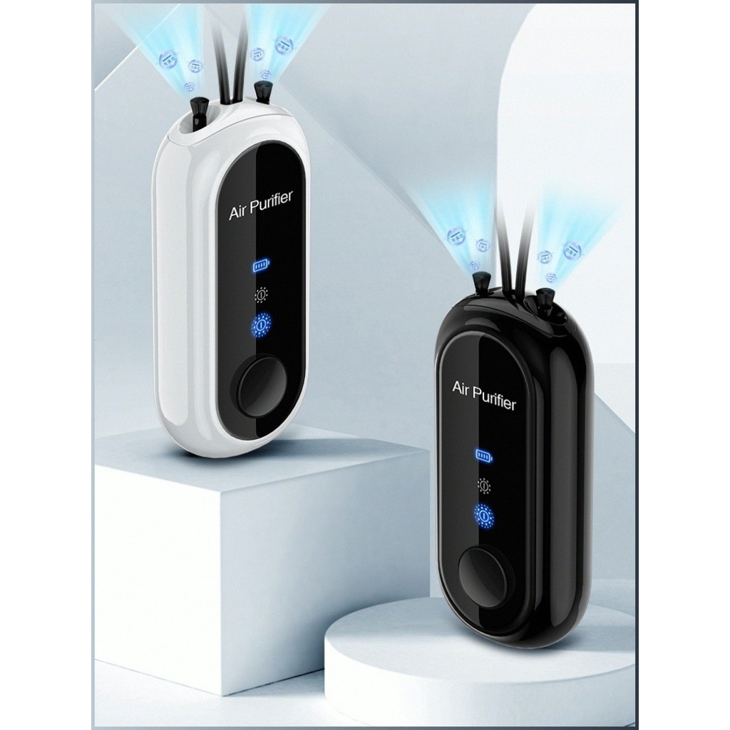[Portátil e Leve] Purificador de ar portátil para pendurar no pescoço, purificador de ar com íons negativos, Ionizador P