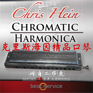 Harmônica Premium Chris Hein Harmônica Cromática Amostragem Detalhada Som Afetuoso Movimento