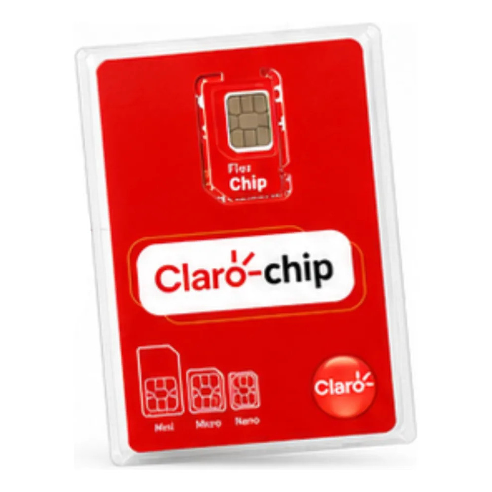 Chip Claro 5g Pré Pago Para Qualquer Ddd Corte Triplo Sms