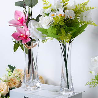 Acrílico francês pequeno vaso influenciador luz luxo High-End ornamentos vaso arranjo PC mesa de jantar Mini pequeno vas