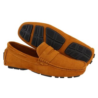 Mocassim Costurado à Mão em Couro para Homens