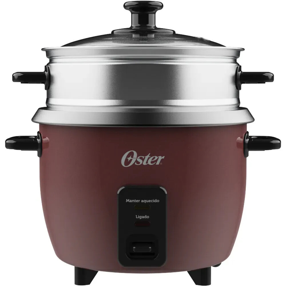 Panela Elétrica de Arroz 1L Oster Bordô