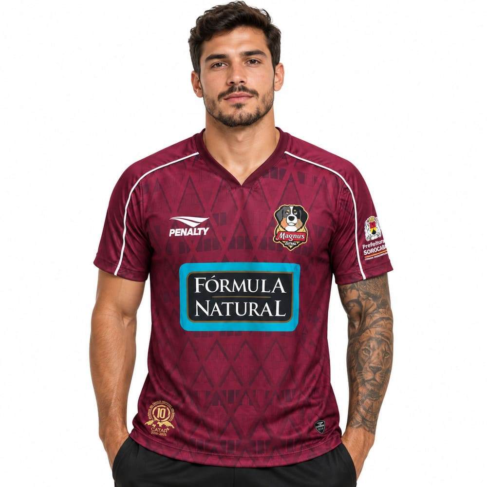 Camisa Magnus Futsal Goleiro III Penalty 2026 Vinho
