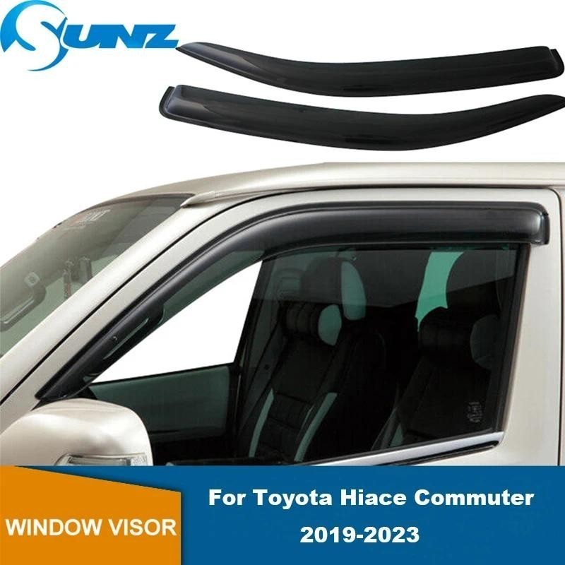 Viseira De Janela Para Toyota Hiace Commuter 2019 2020 2021 2022 2023 Lateral Do Carro Defletores De Vento Viseiras De V