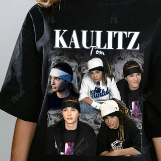 [Camiseta Premium em Algodão Puro]GXG Camiseta Unissex Algodão Tom Kaulitz Vintage 90s