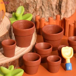 XFTOY Acessórios Em Miniatura Para Casa De Bonecas , 10 Peças , Mini Vaso De Flores , Modelo De Móveis De Simulação , Br