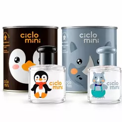 Combo Kit 2 Água De Colonia Infantil Pingucho + Rino Menino Juvenil Kids