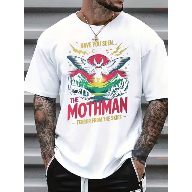 Camiseta Masculina Manga Curta Estampada Divertida Confortável Estilosa Premium para Uso Casual Moda Tendência Verão