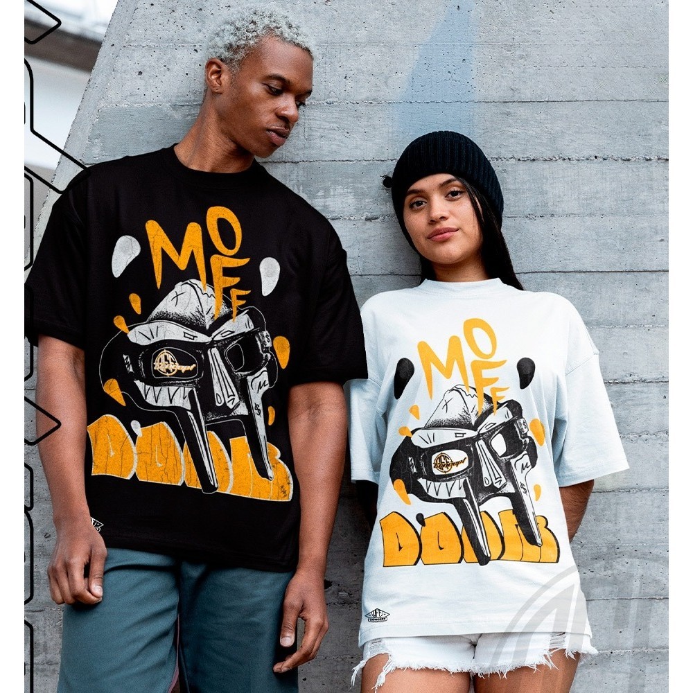 [Camiseta Premium em Algodão Puro]GXG Camiseta Basica Ou Oversized Streetwear Off Concept Mf Doom Rapper All Unissex