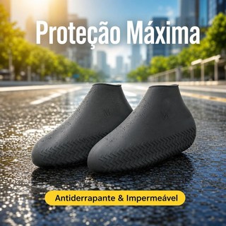 Capa de Chuva para Tênis de Silicone Impermeável--M ( 35 Ao 39 )