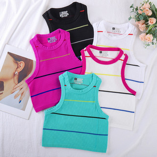 Camiseta esportiva de nylon com gola halter e costas em Y, para uso externo, ideal para yoga, corrida, com secagem rápid