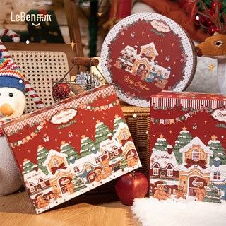 Leben · Natal primeiro presente de neve caixa vazia Retro bonito dos desenhos animados urso caixa de presente presente p