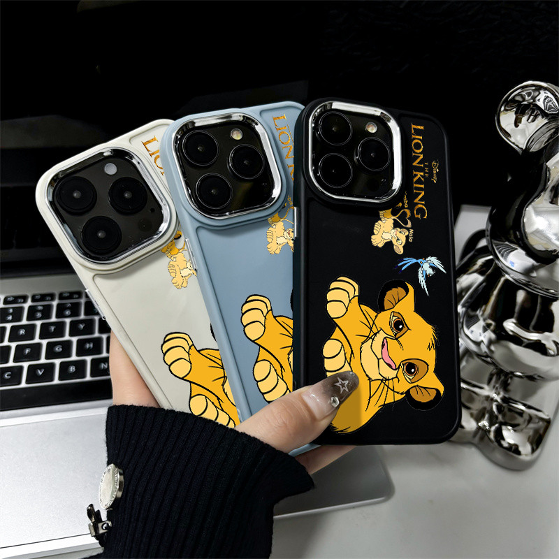 Capa personalizada Rei Leão Simba iPhone 16 15 13 12 11 14 PRO XS MAX XR Case