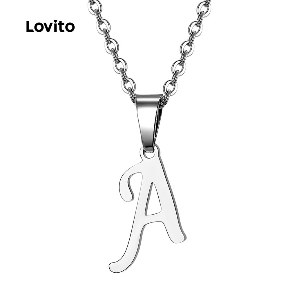 Lovito Colares com Iniciais AZ LFASCS363 em Oferta na Shopee