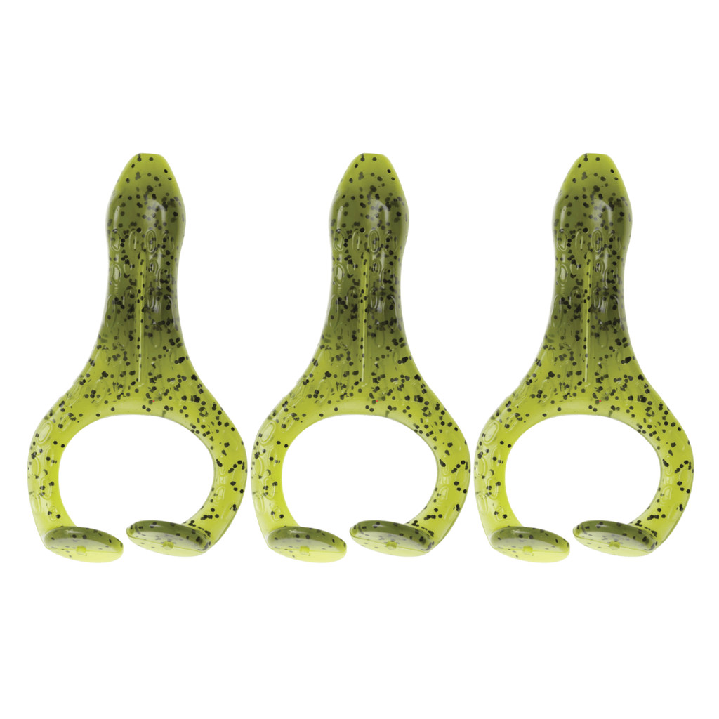 Kit Iscas Arttificial Soft Hard Leg Frogz C/3 Zman Pesca Traíra