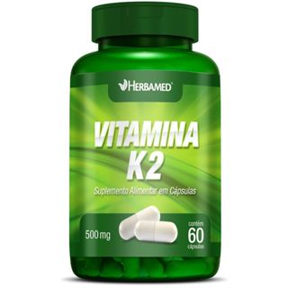 Vitamina k2 500mg 60 Cápsulas - Herbamed em Oferta na Shopee