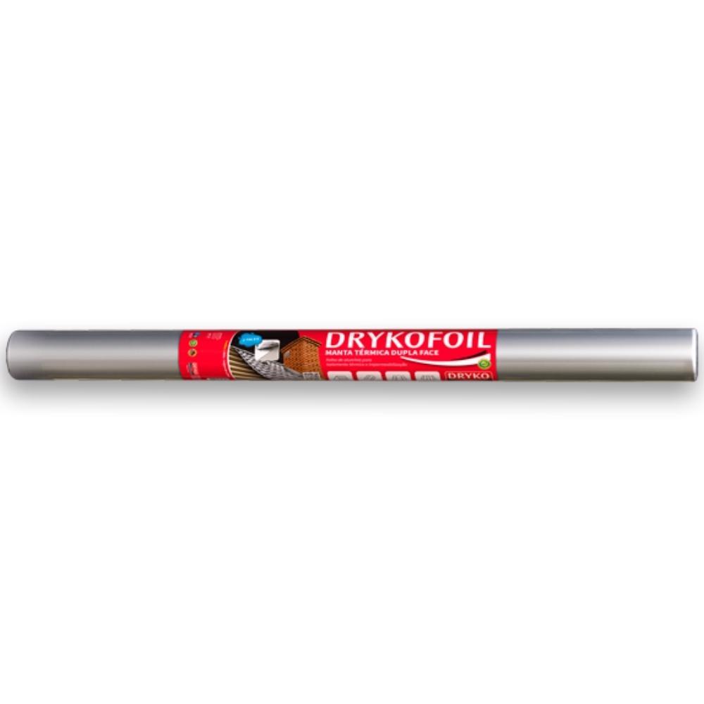 Manta Térmica Alumínio 2 Faces 50m DRYKOFOIL DRYKO
