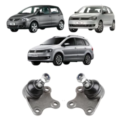 Kit 02 Pivô Bandeja Dianteiro Direito Esquerdo Vw Fox Polo Spacefox