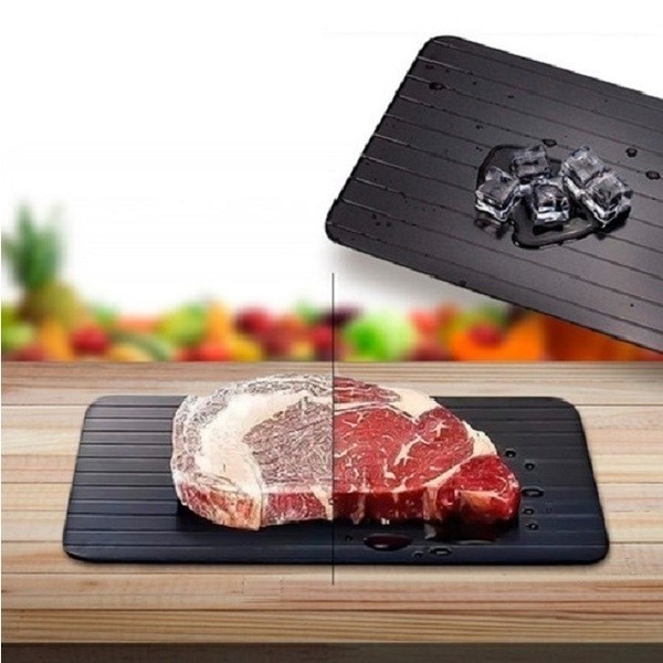 Tabua Magica Descongelar Rápido Carne Alimentos Defrost Express Tech Bandeja Travessa