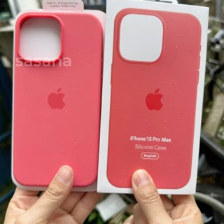 Romã Vermelho MagSafe Silicone Líquido Para iphone 16/15/14/13/12/ProMax/plus Capa De Telefone De Alta Qualidade Animado em Oferta na Shopee